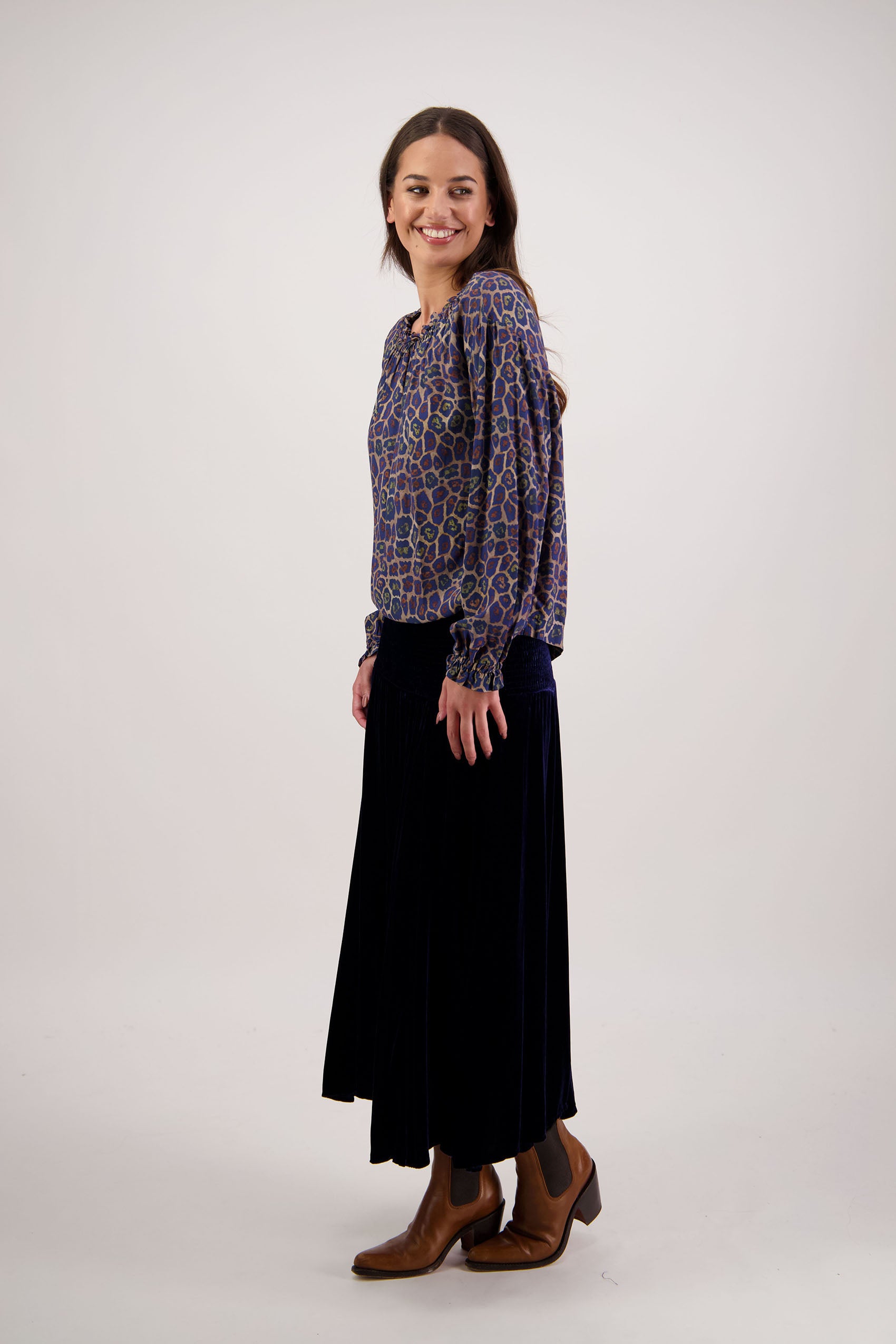 Rumer Antique Leopard Top