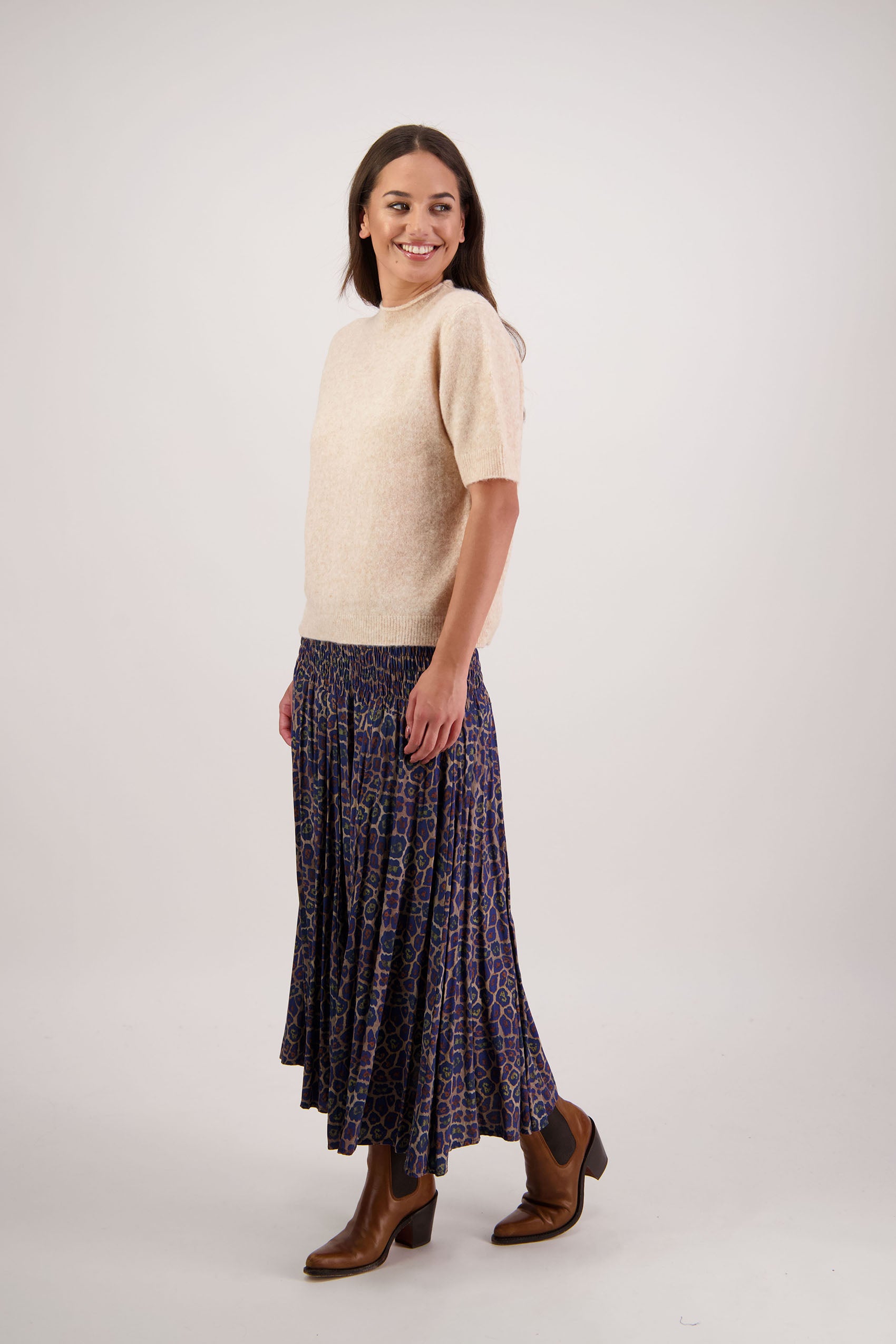 Fleur Natural Knit Top