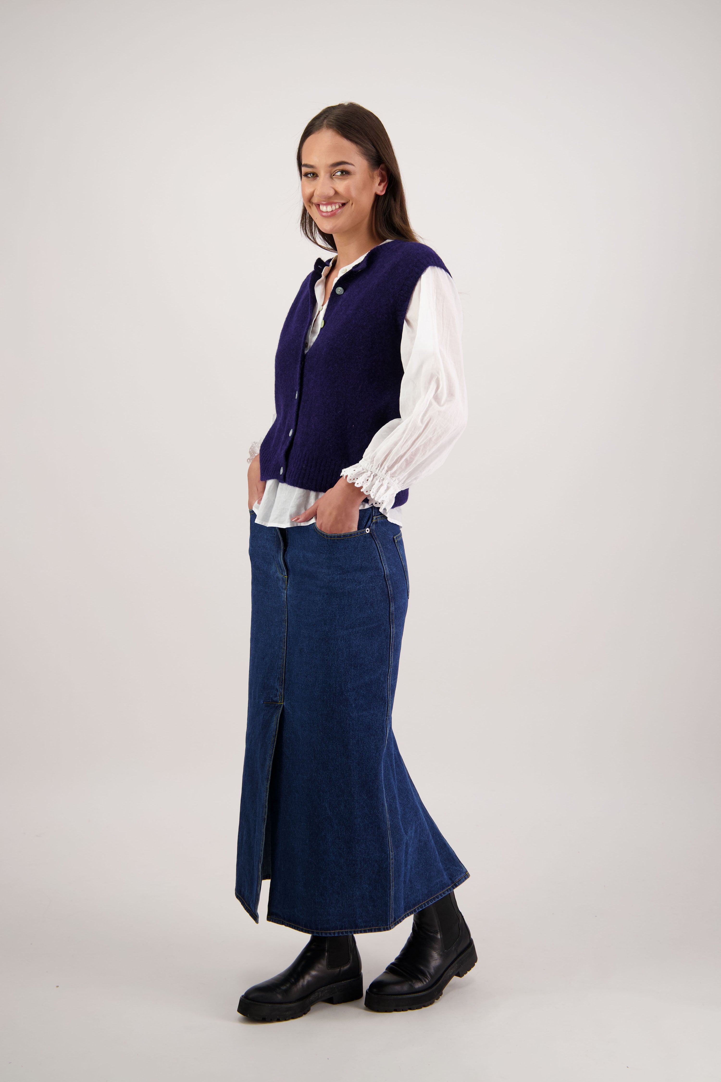 Frankie Ink Knit Vest