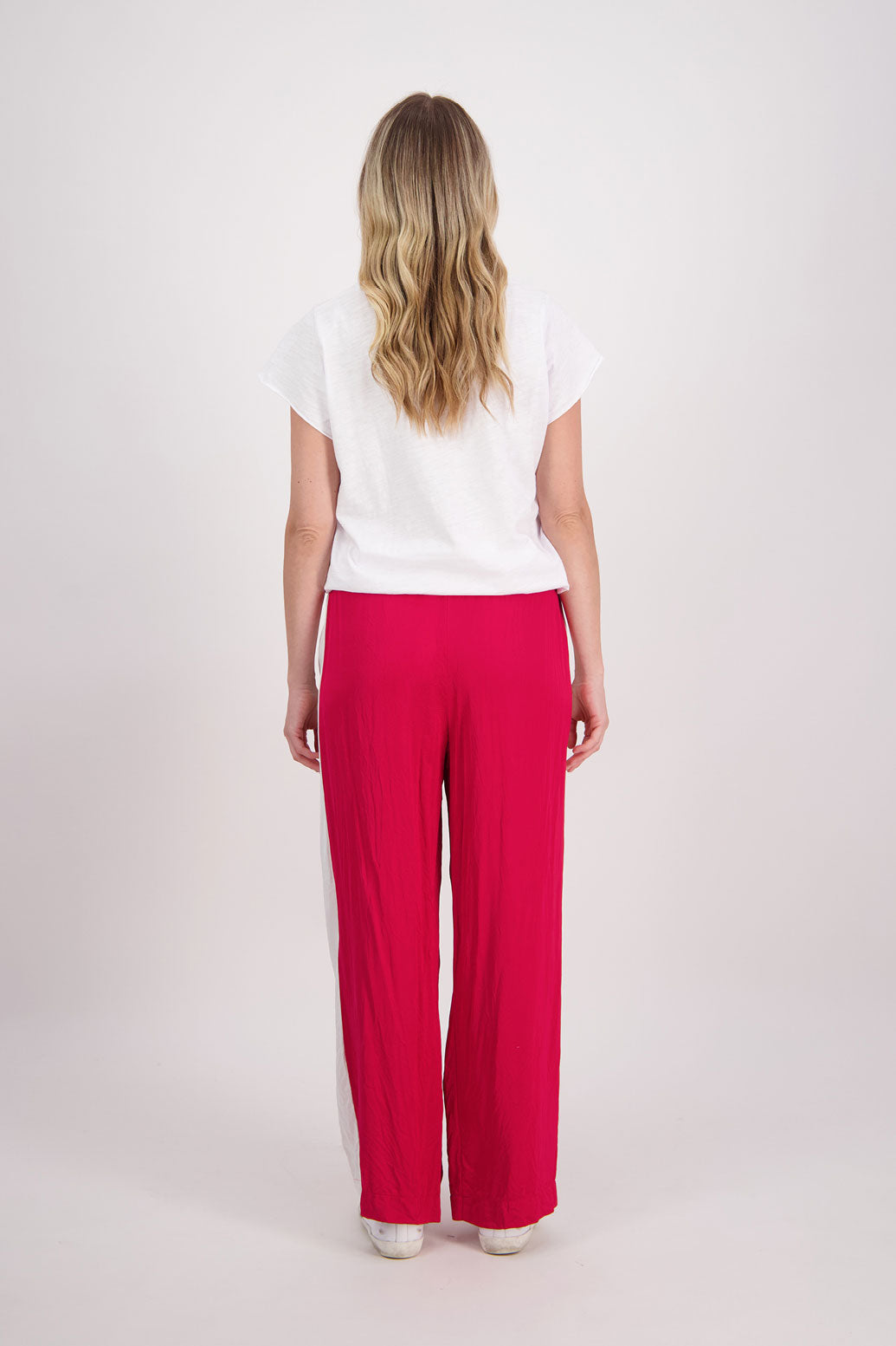 Madi Red/Ivory Pant