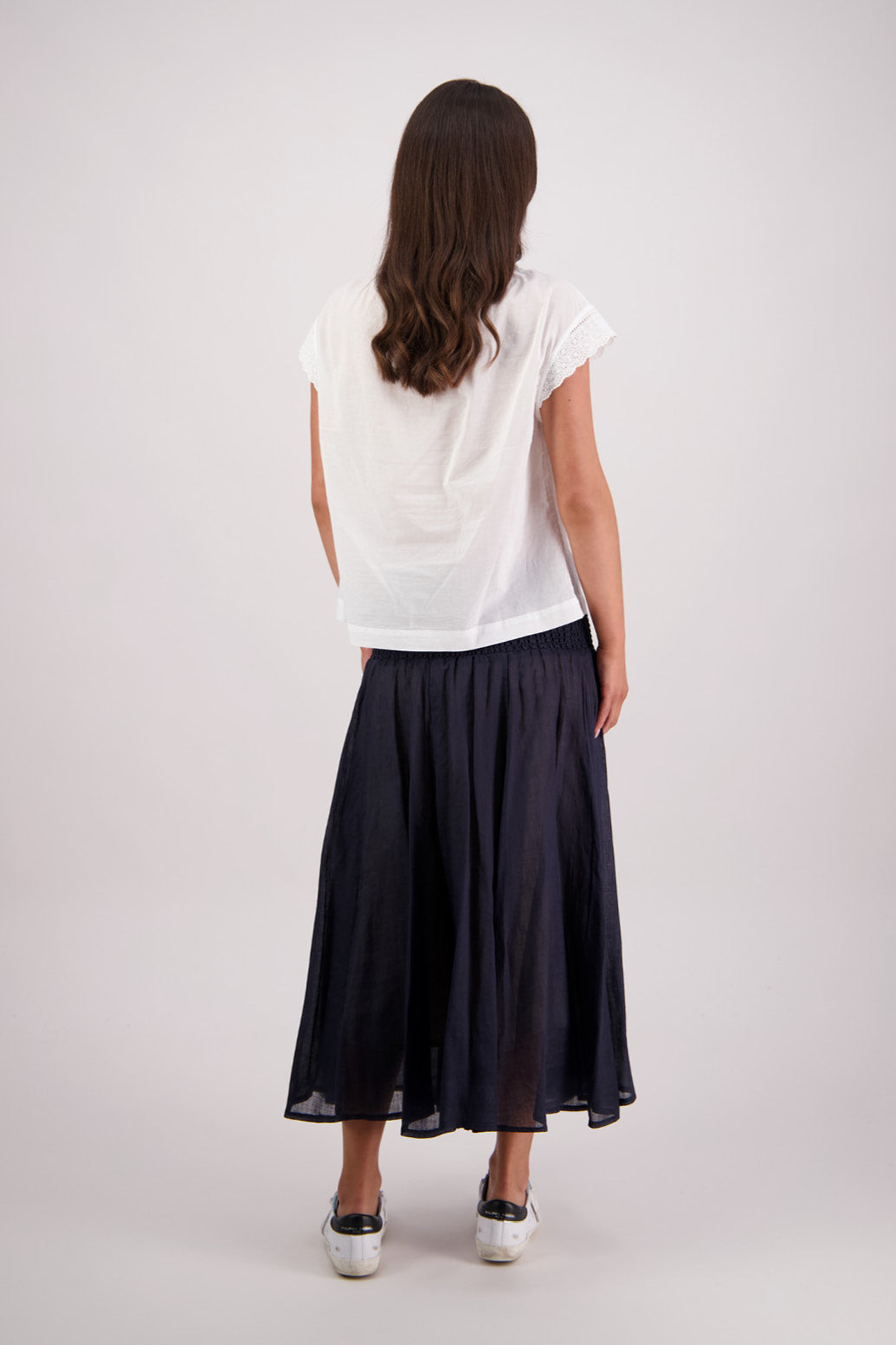 Back view of Briarwood Pandora Skirt in Ink.