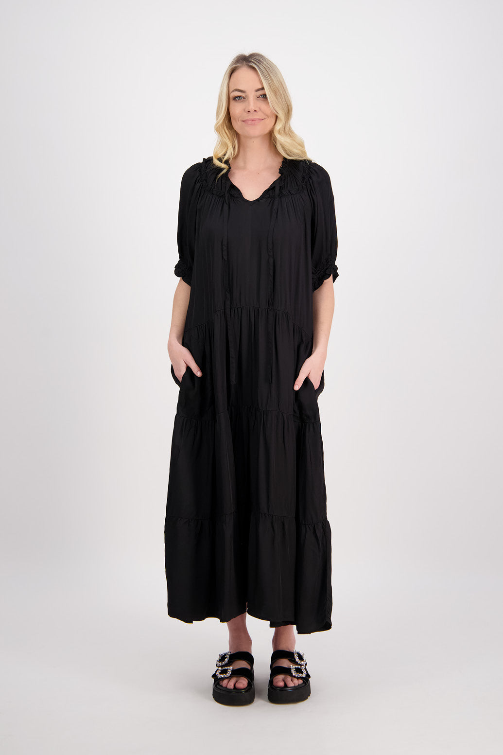 Philomena Black Dress