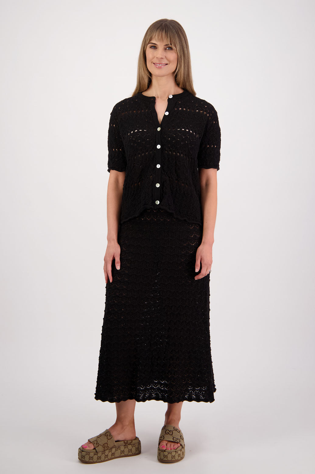 Posy Black Cardigan
