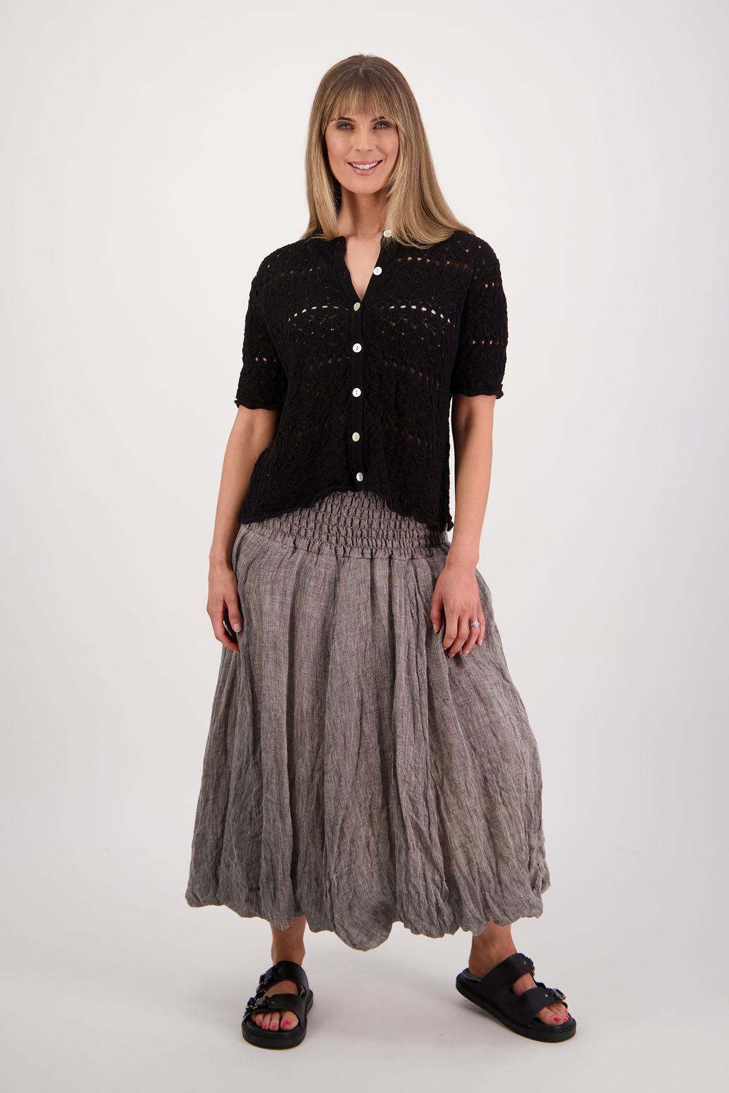 Posy Black Cardigan
