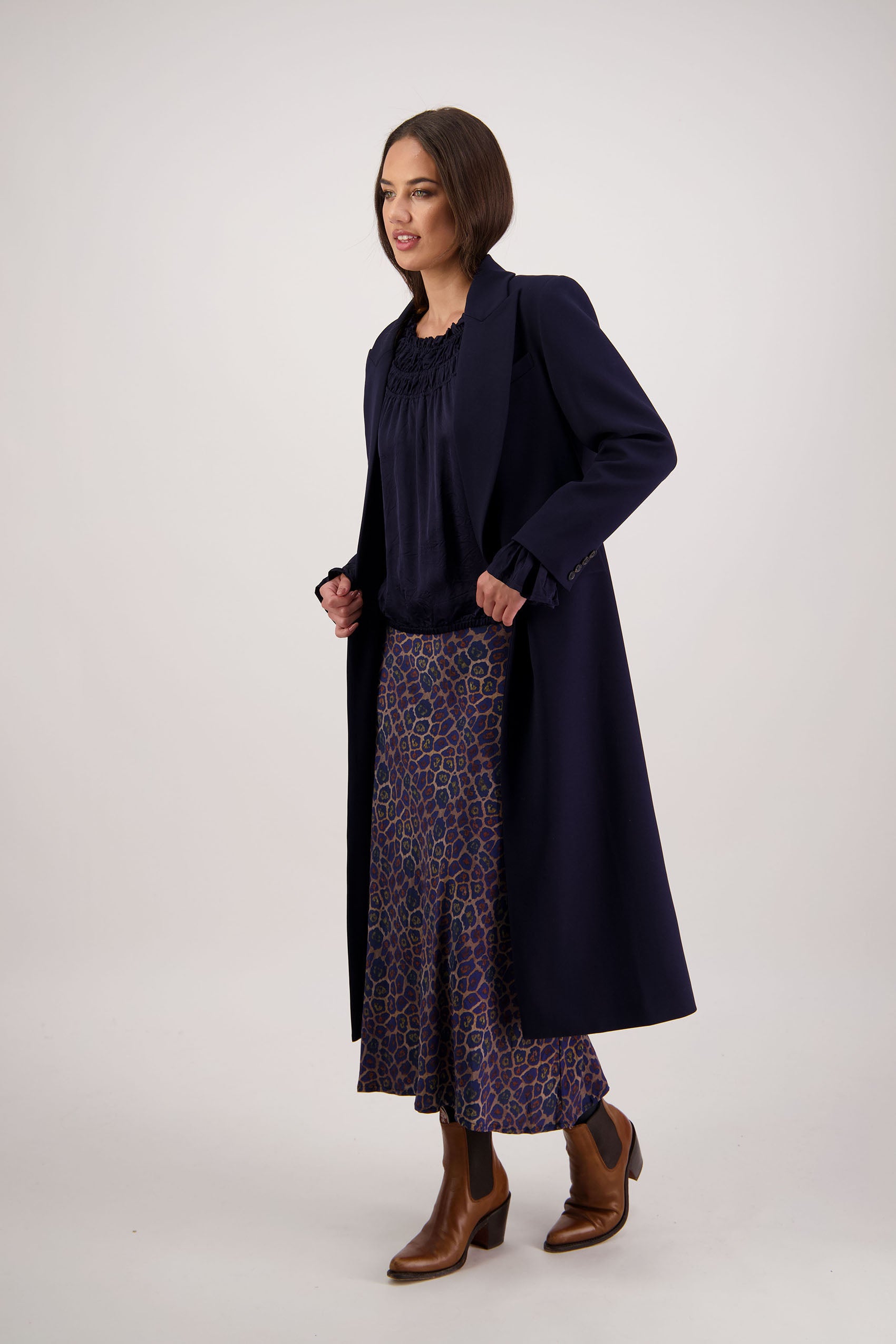 Rosa Antique Leopard Skirt