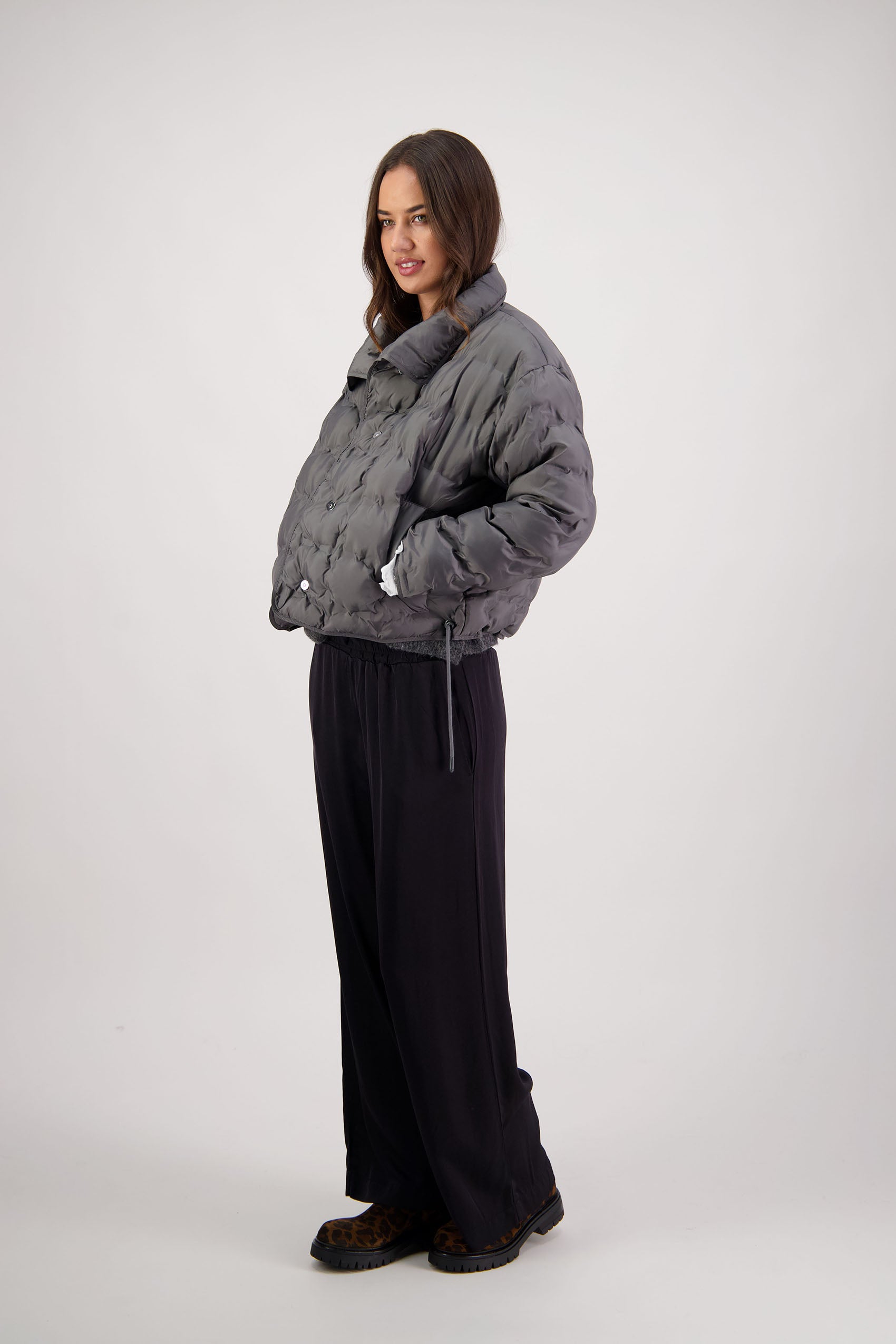 Rhodes Charcoal Padded Jacket