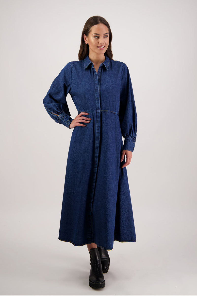 denim dress nz Buy Mint Velvet Blue Denim Midi Shirt Dress from Next New Zealand