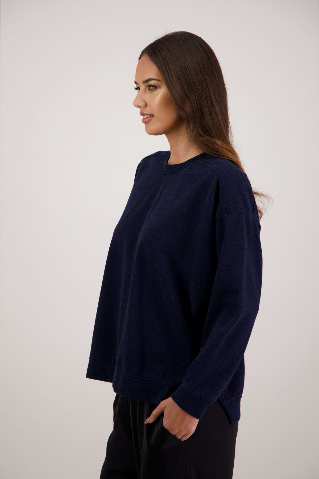 Rusti Denim Jersey Sweatshirt