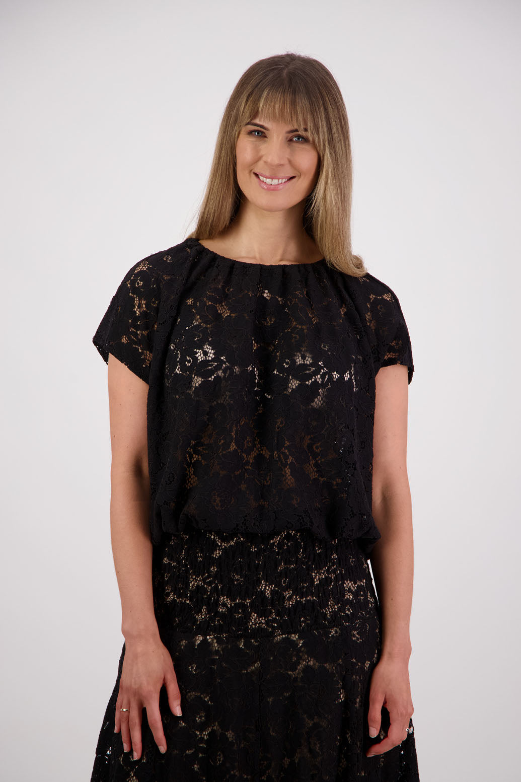 Briarwood Black Lace Womens Top - Scarlett