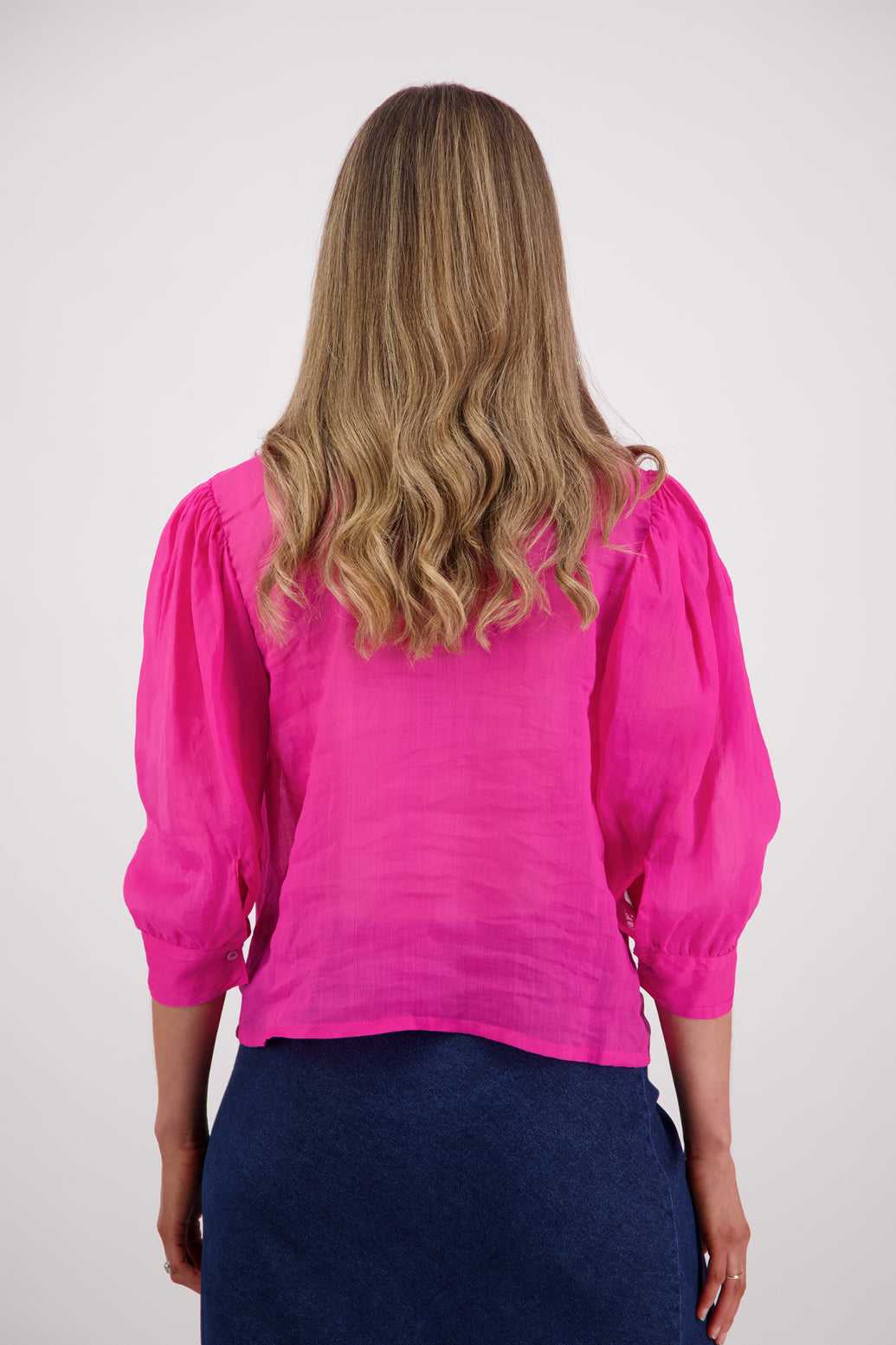 Selby Fuchsia Ramie Top