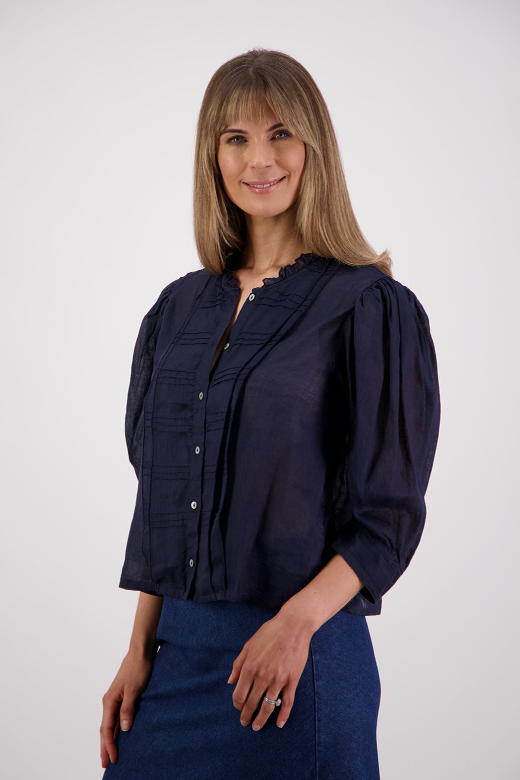 Selby Ink Ramie Top