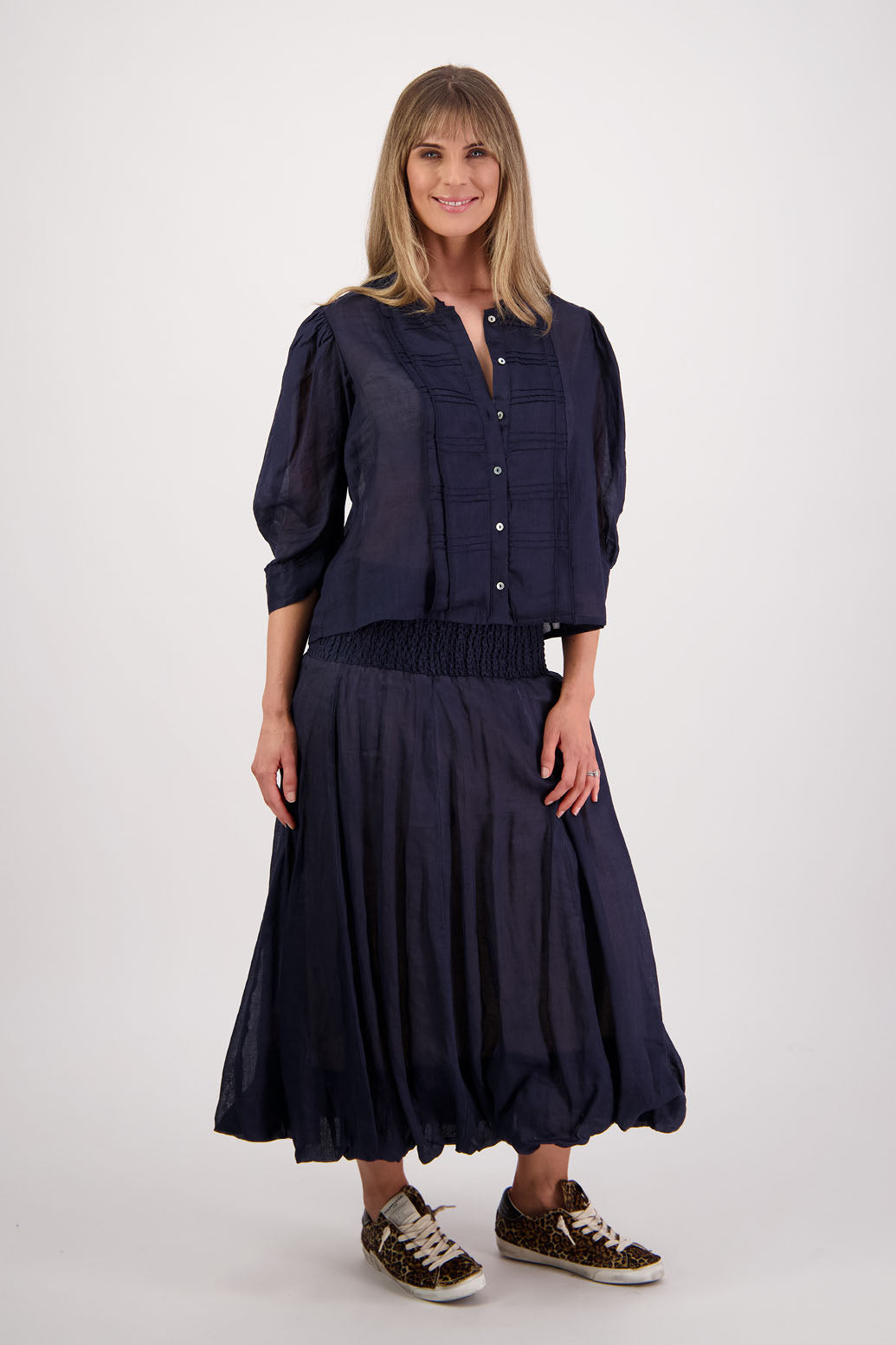 Selby Ink Ramie Top