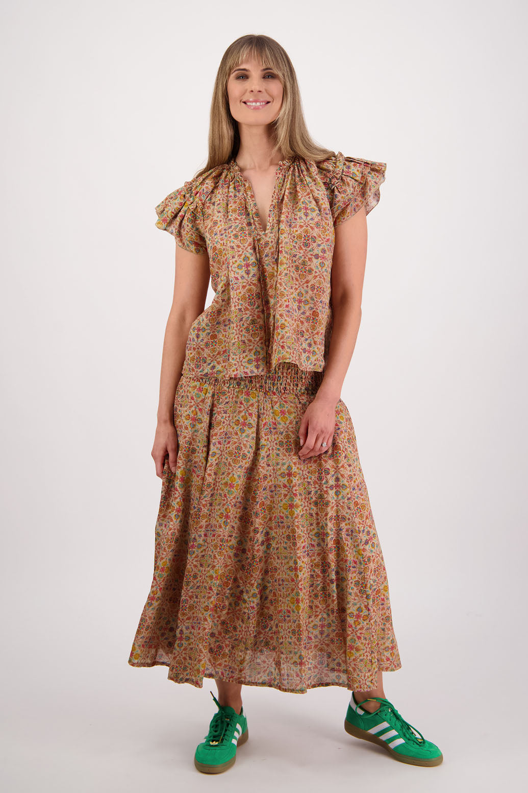 Pandora Little Leaf Ramie Skirt