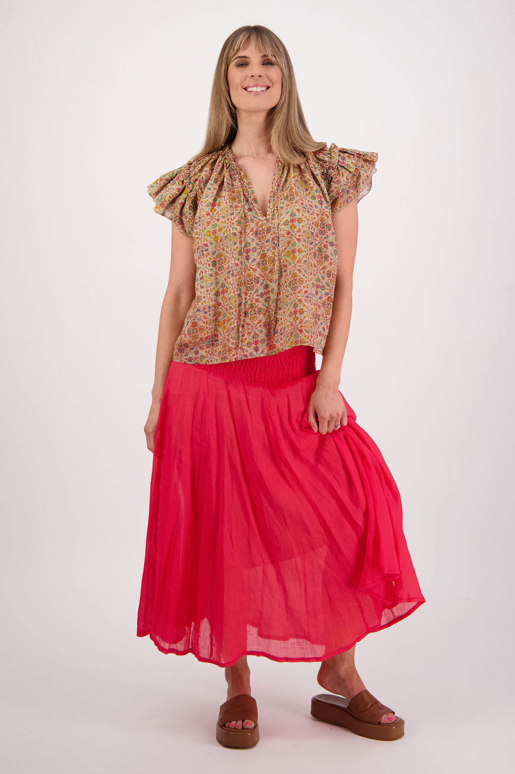 Shakespeare Little Leaf Ramie Top