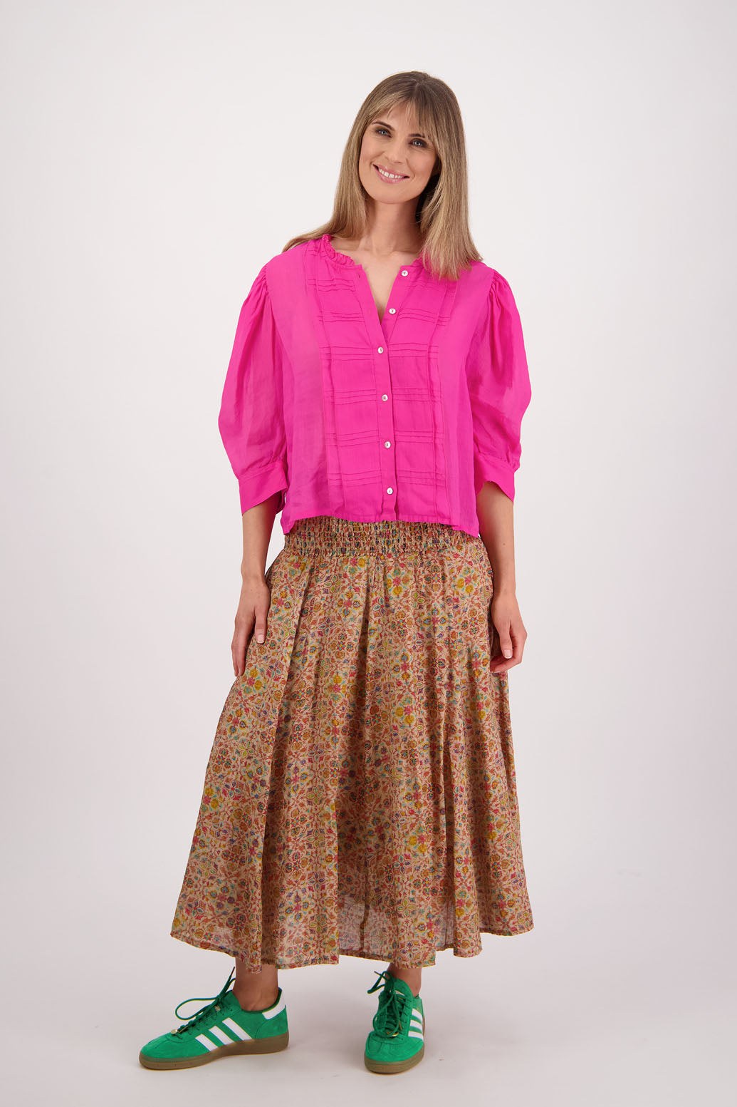 Selby Fuchsia Ramie Top