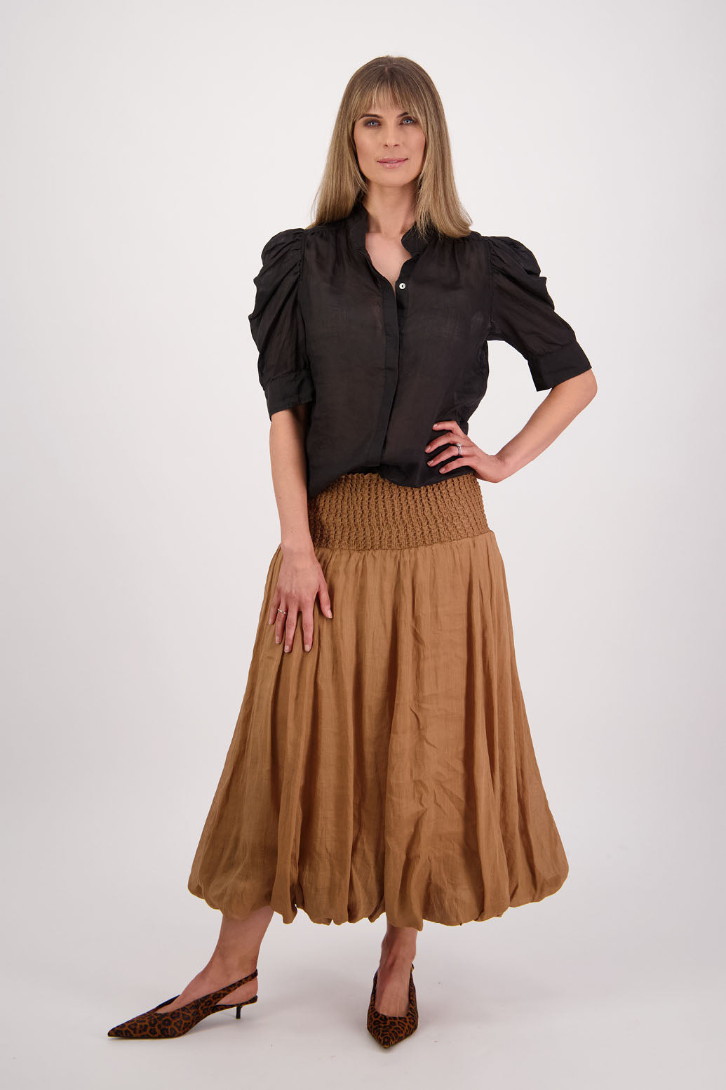 Sarah Tan Ramie Skirt