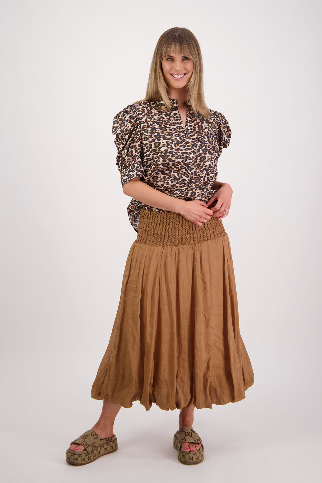 Sarah Tan Ramie Skirt