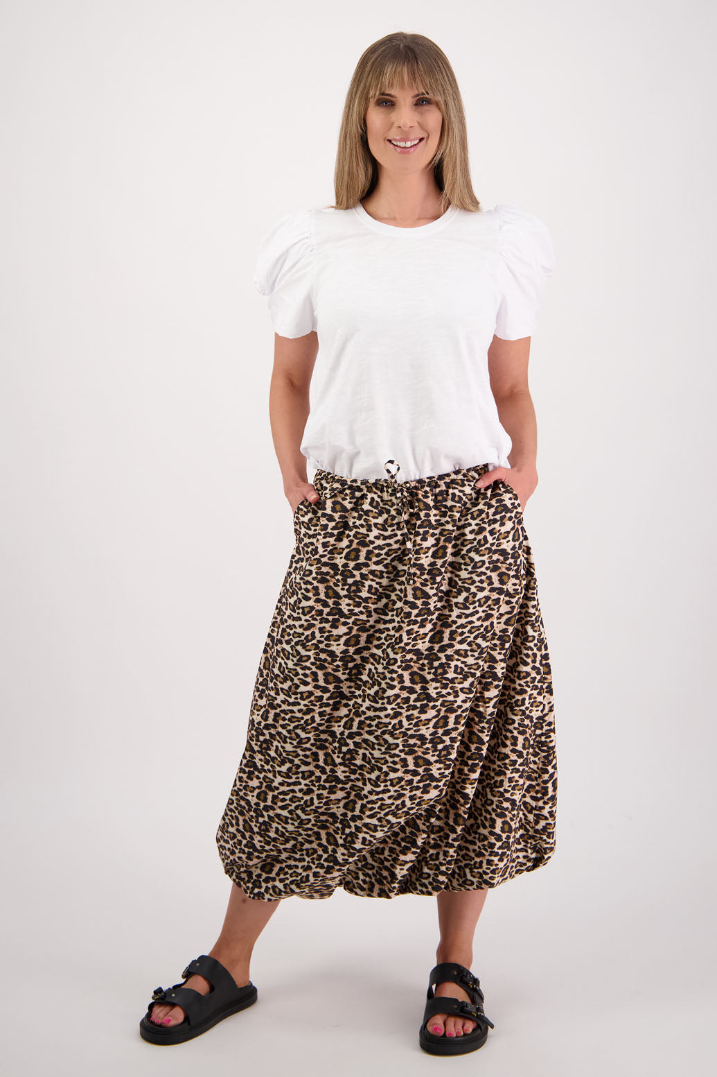 Suzie White Cotton T-Shirt