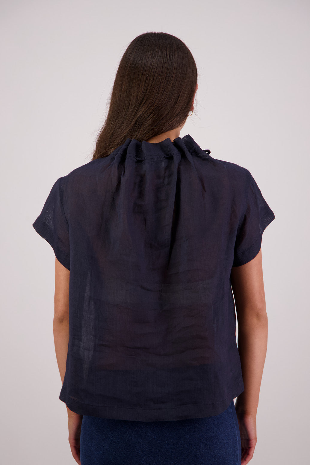 Back view Briarwood Taffy Top in Ink.