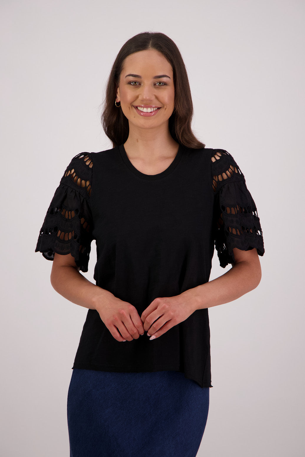 Briarwood Tex T-shirt in Black, 100% Cotton.