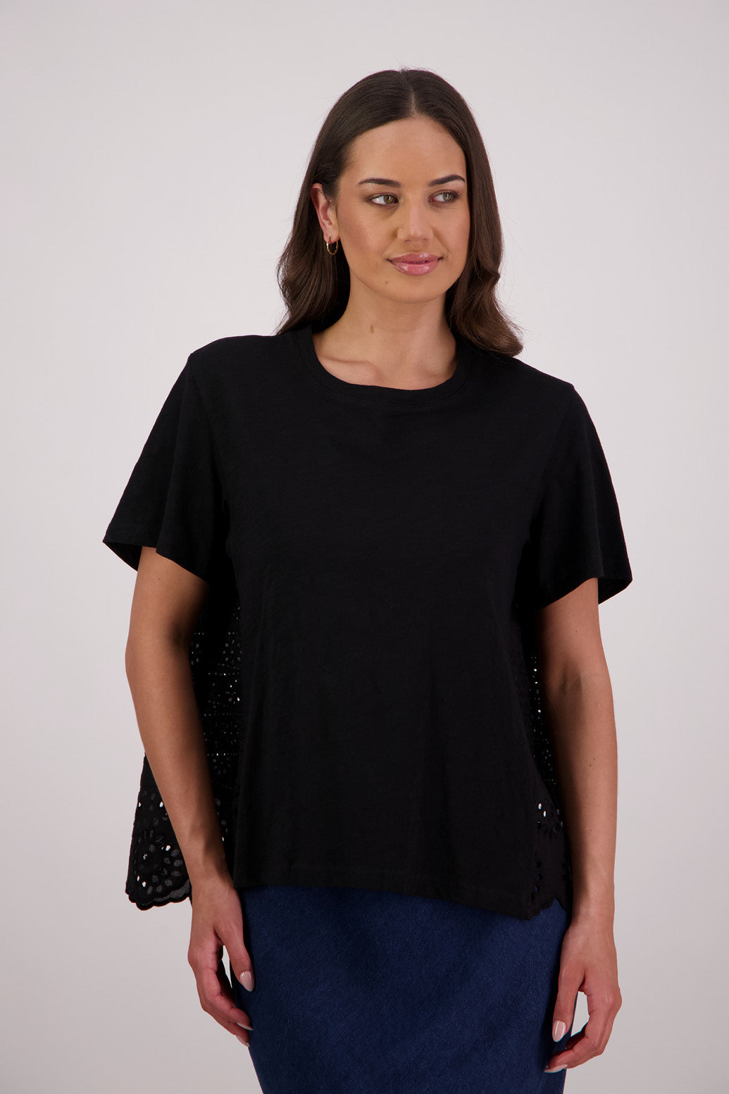 Briarwood Texas T-shirt in Black, 100% Cotton.