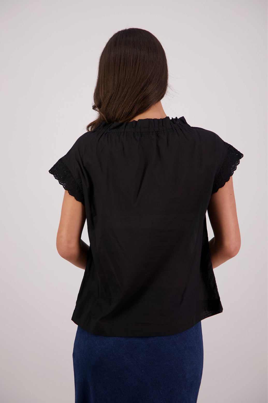 Back view Briarwood Thea Black Top.