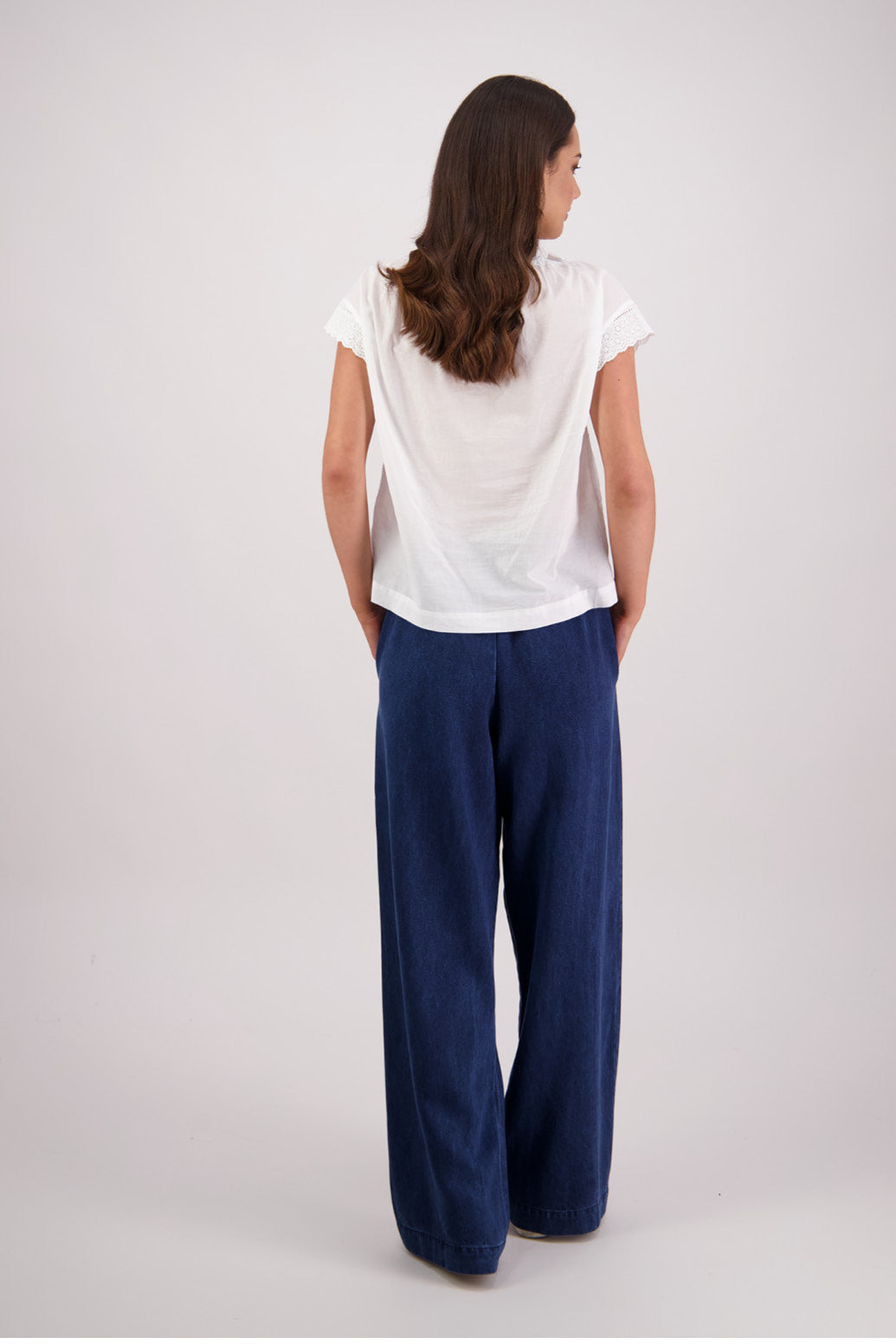 Back view Briarwood Totsi Tencel Denim Pant.