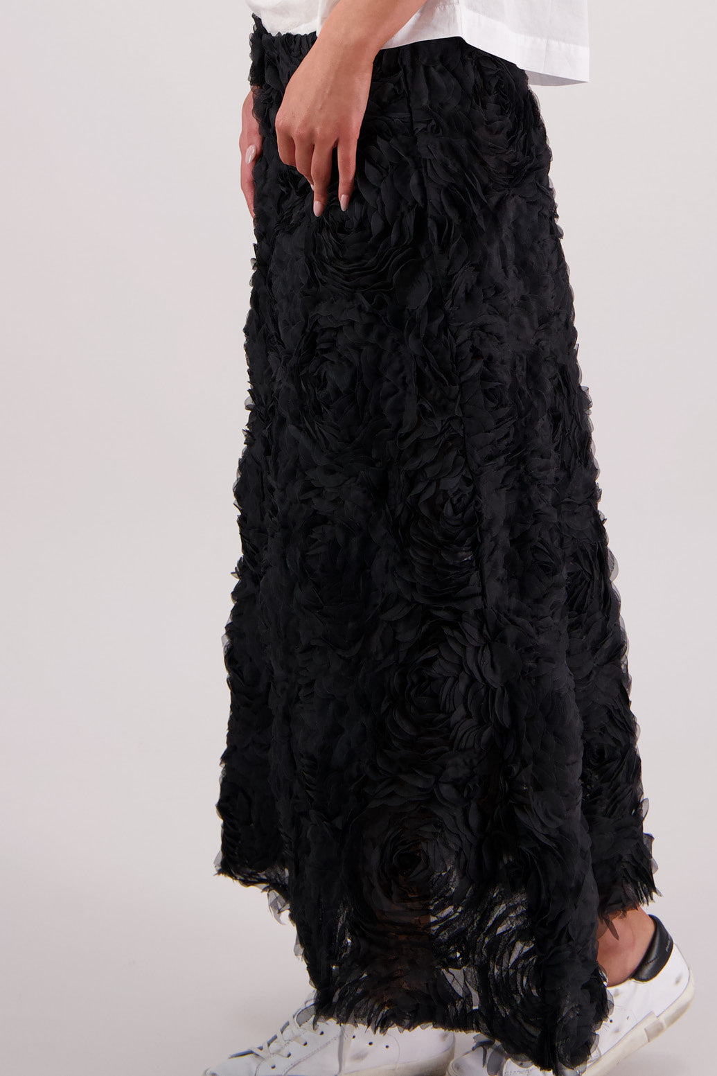 Tova Black Lace Skirt