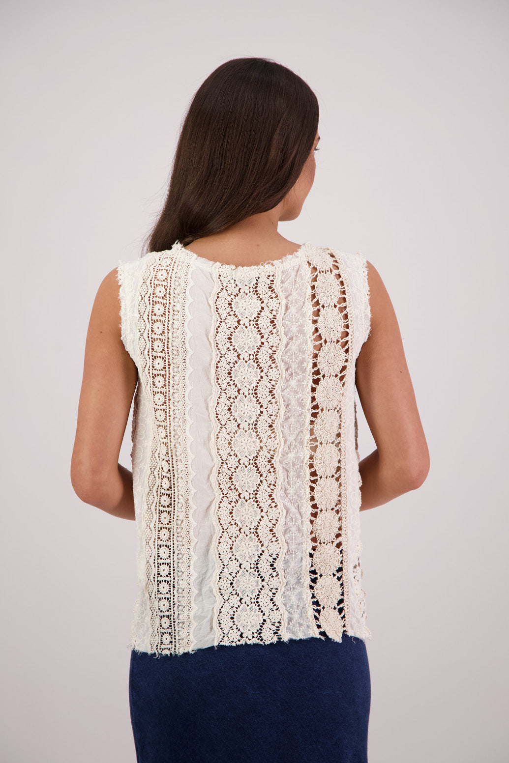 Trinity Cream Lace Top