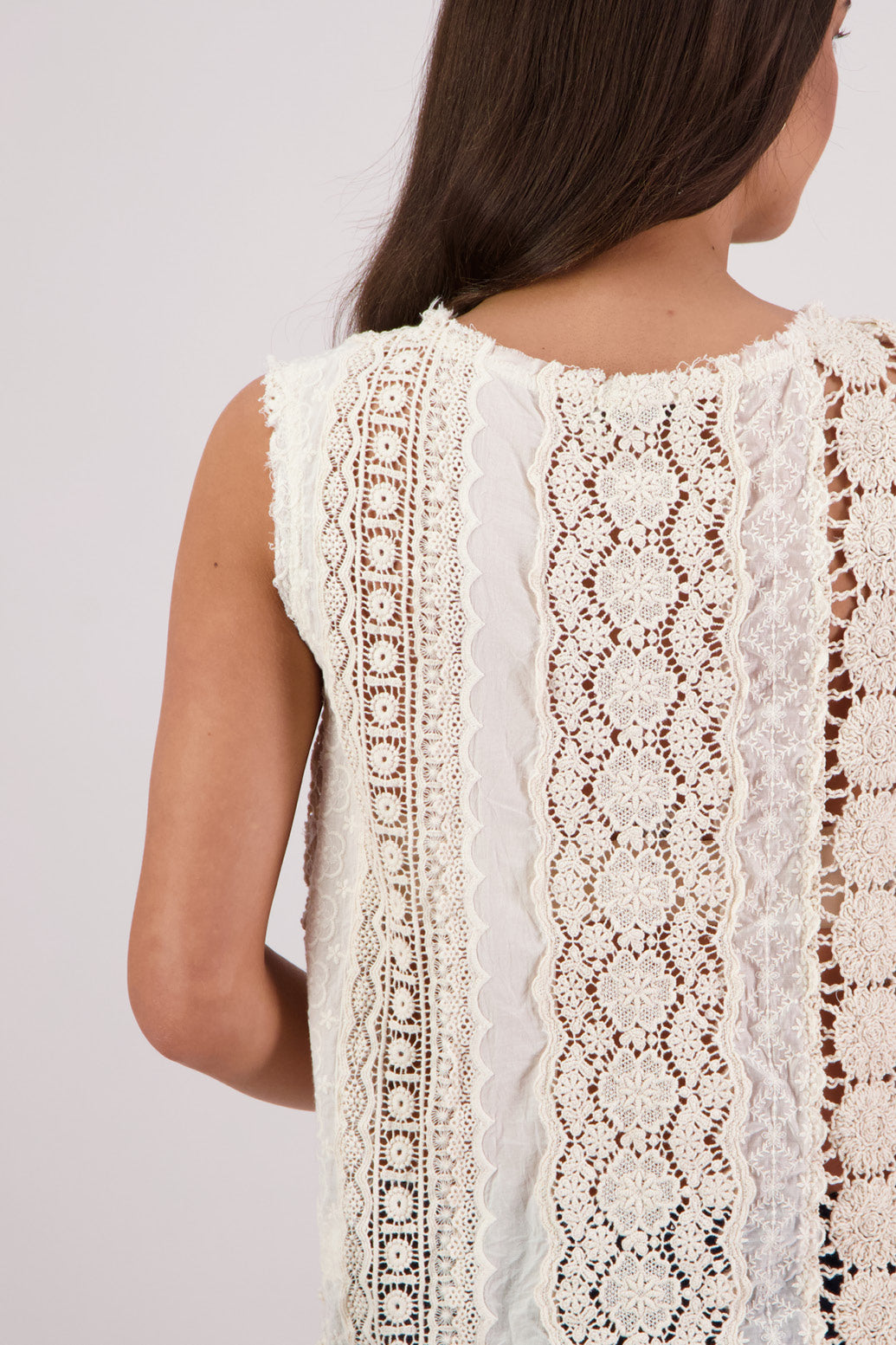 Trinity Cream Lace Top