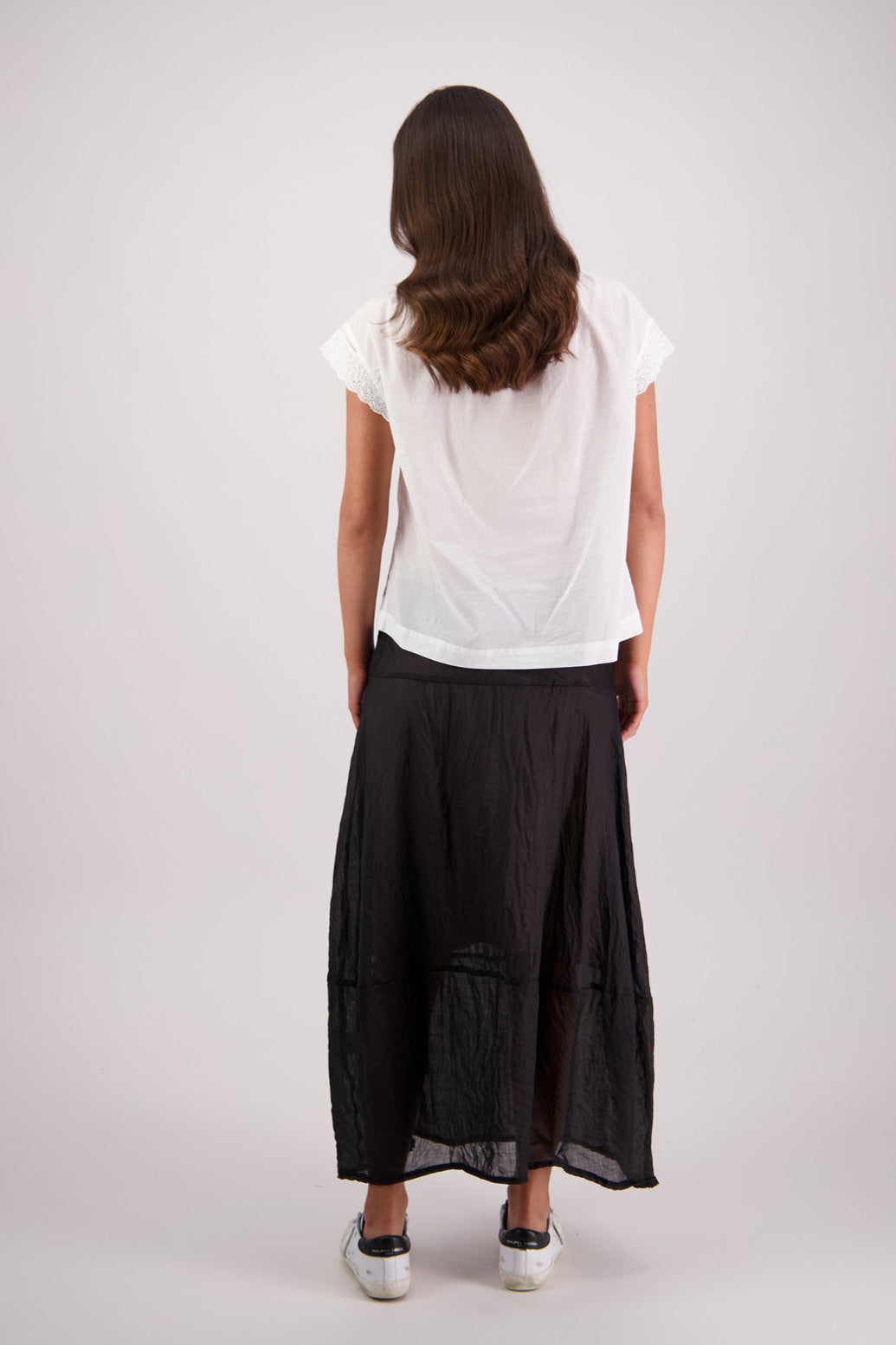 Back view Briarwood Tutti Skirt in Black.