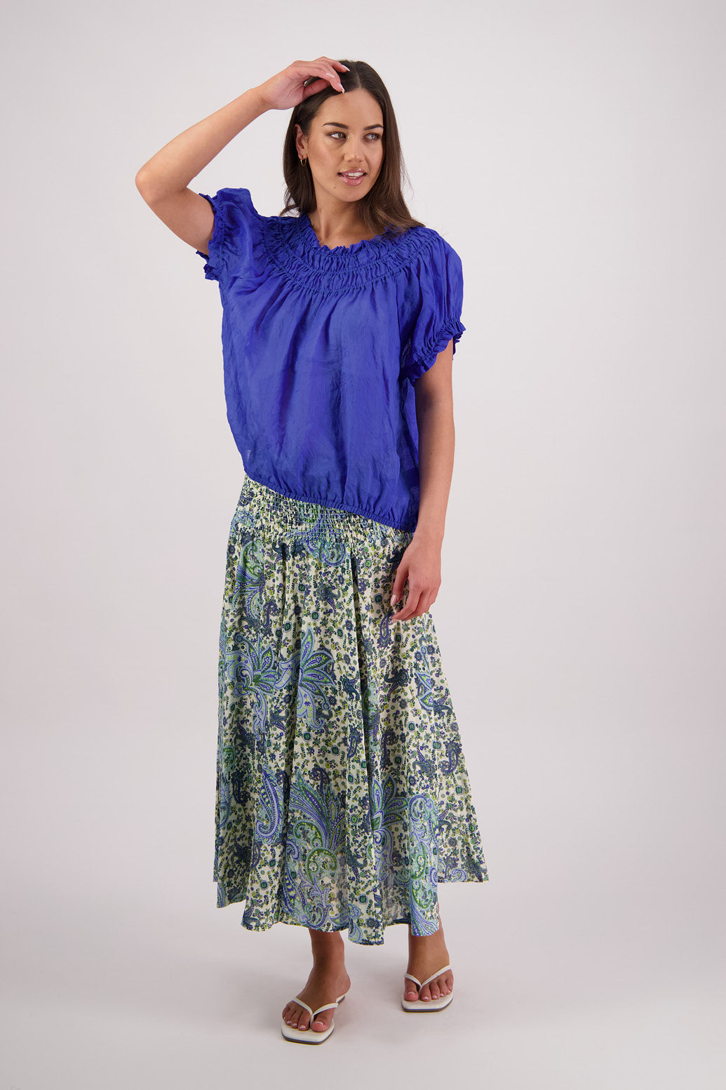 Sal Royal Ramie Top