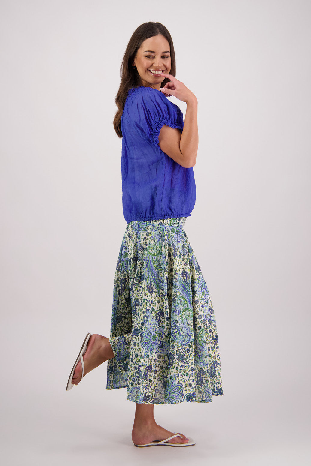 Sal Royal Ramie Top