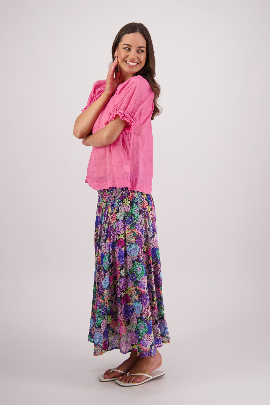 Teddy Pale Pink Ramie Top