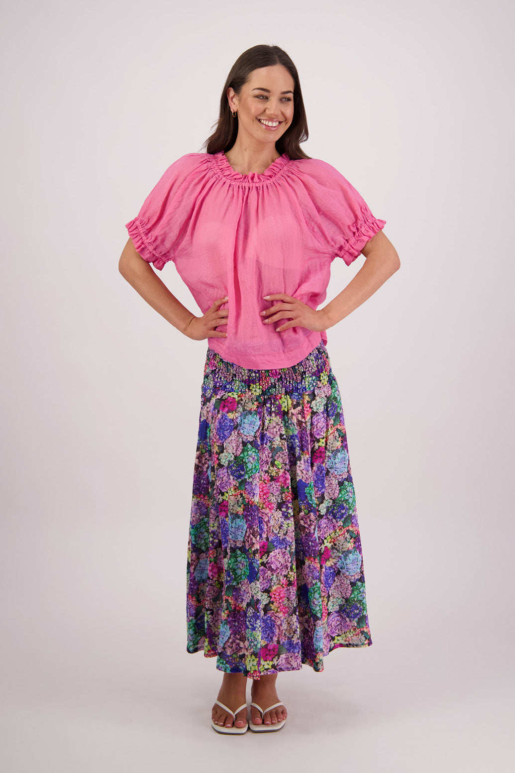 Teddy Pale Pink Ramie Top