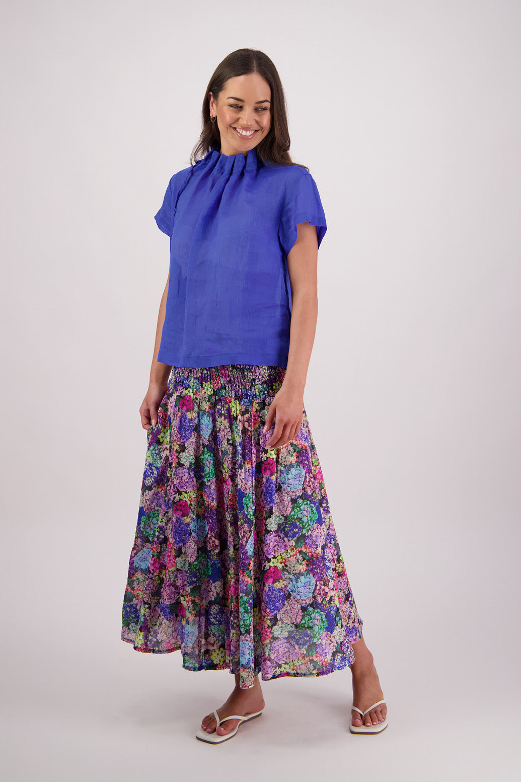Pandora Hydrangea Ramie Skirt