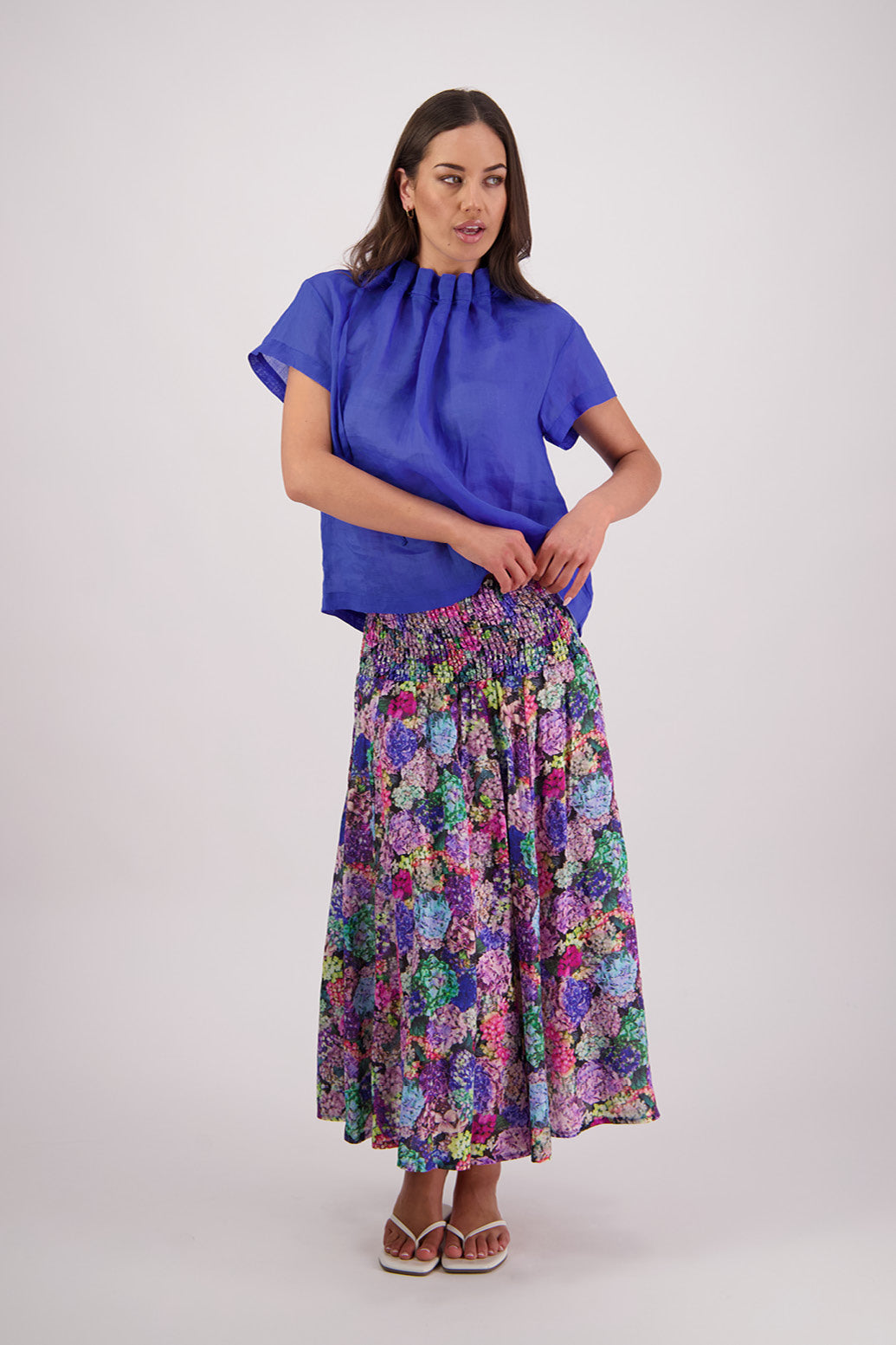 Taffy Royal Ramie Top