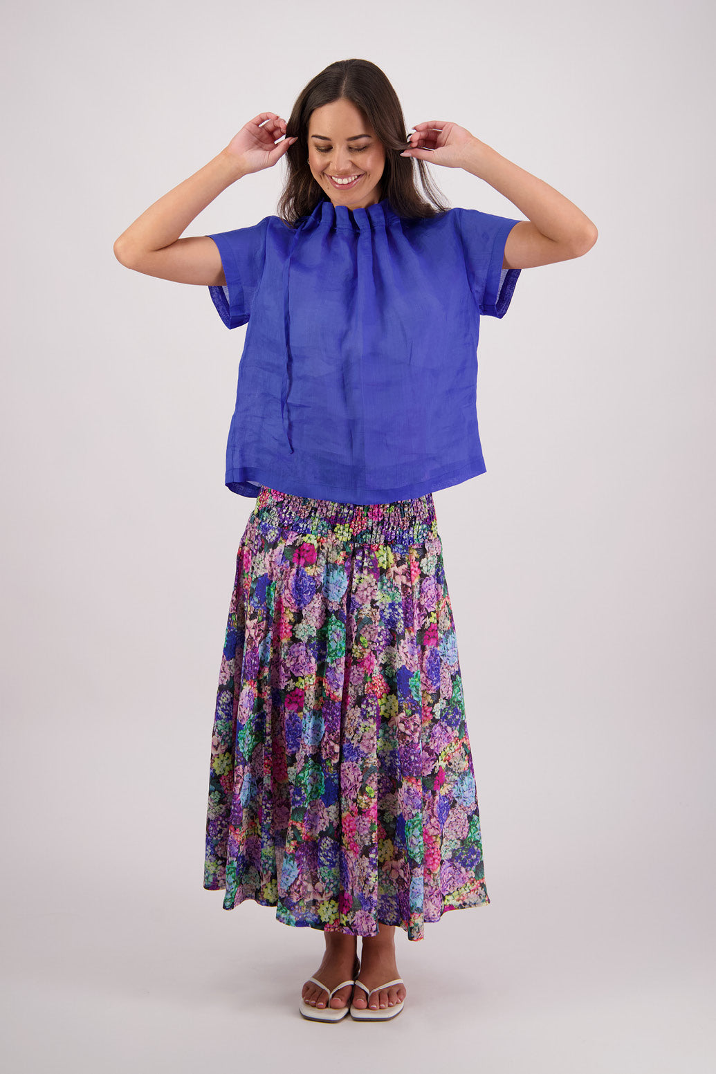 Taffy Royal Ramie Top