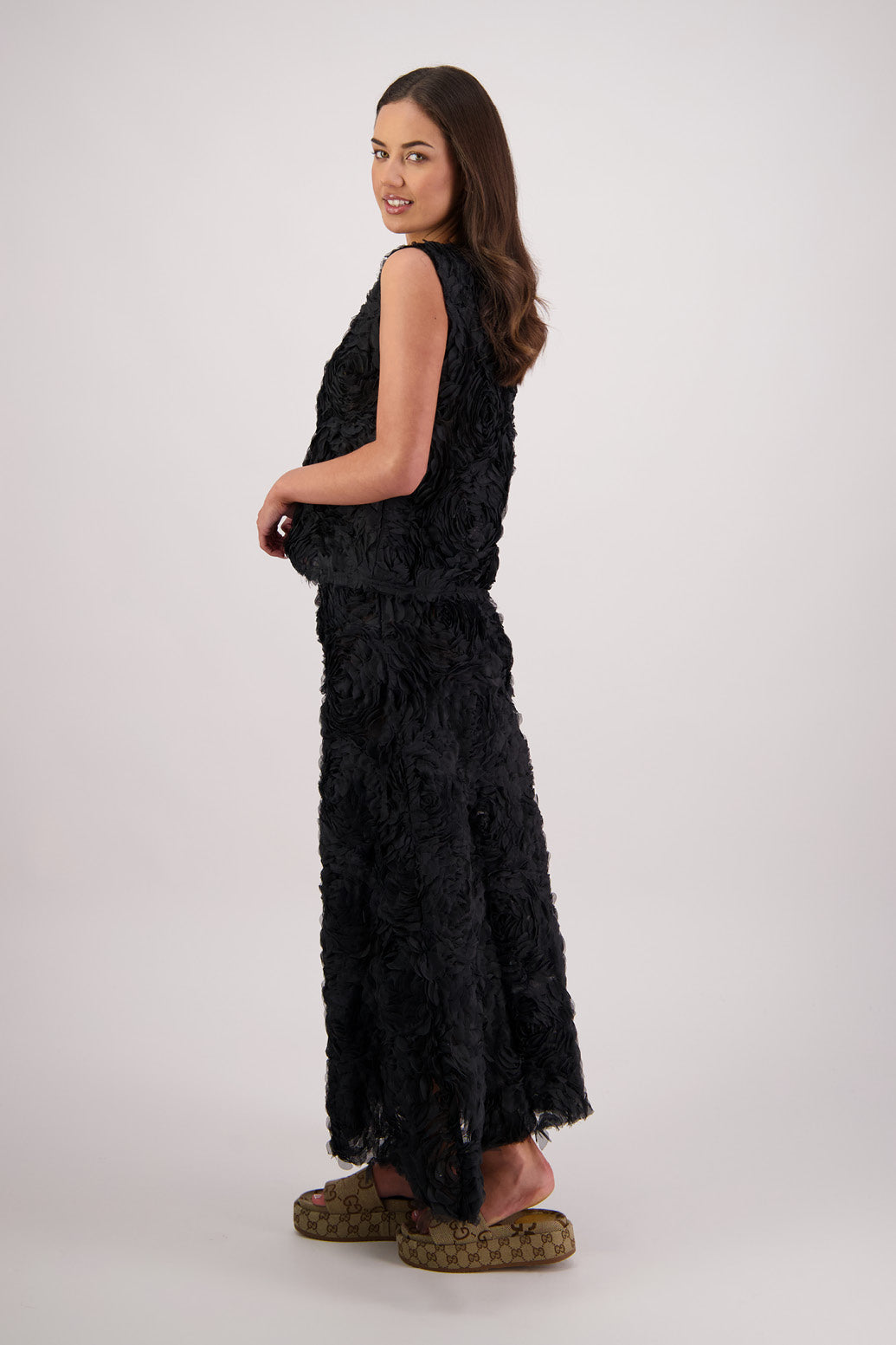Ted Black Lace Top
