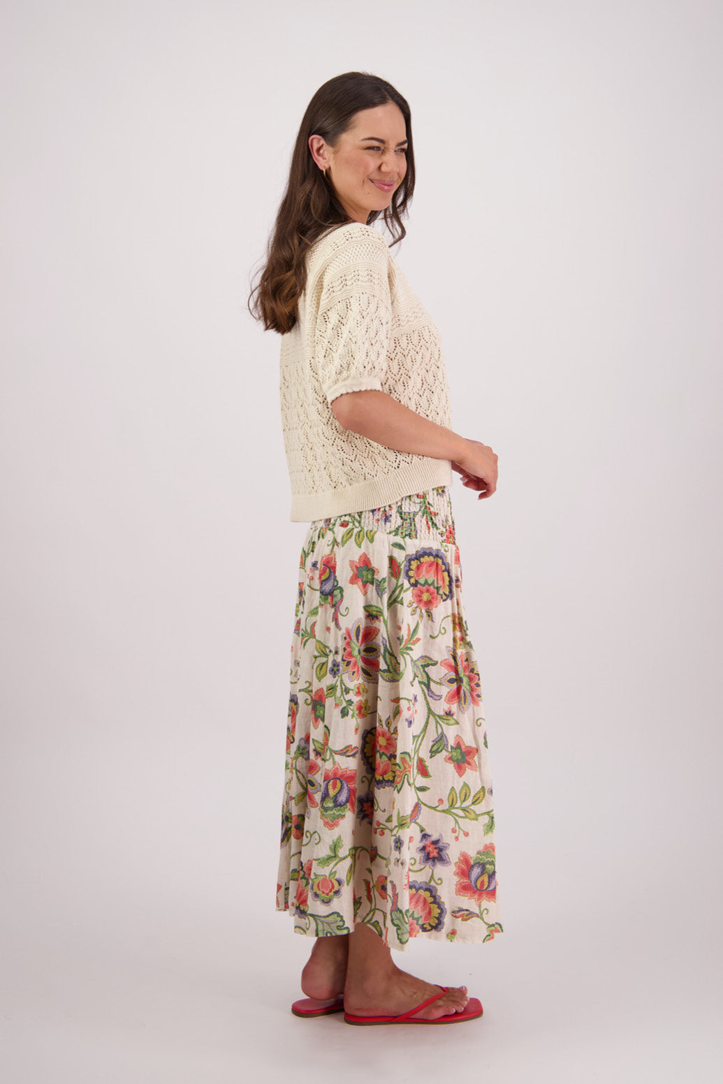 Theresa Natural Knit Cardigan
