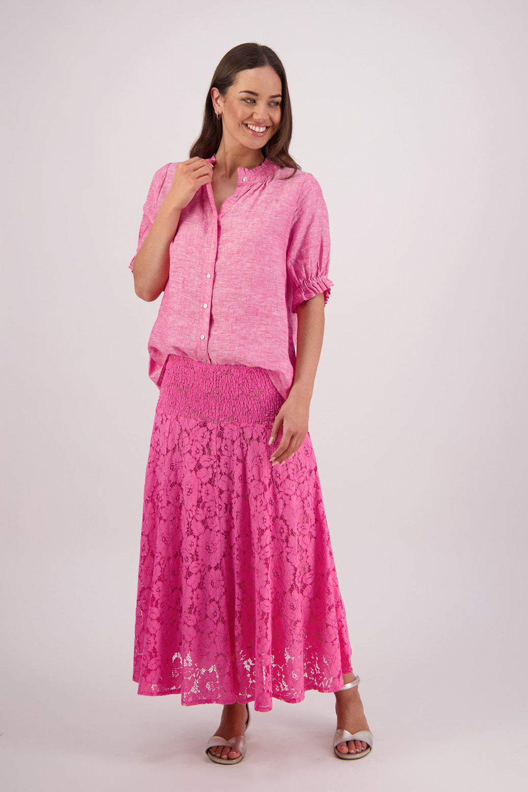 Tom Pink Linen Shirt