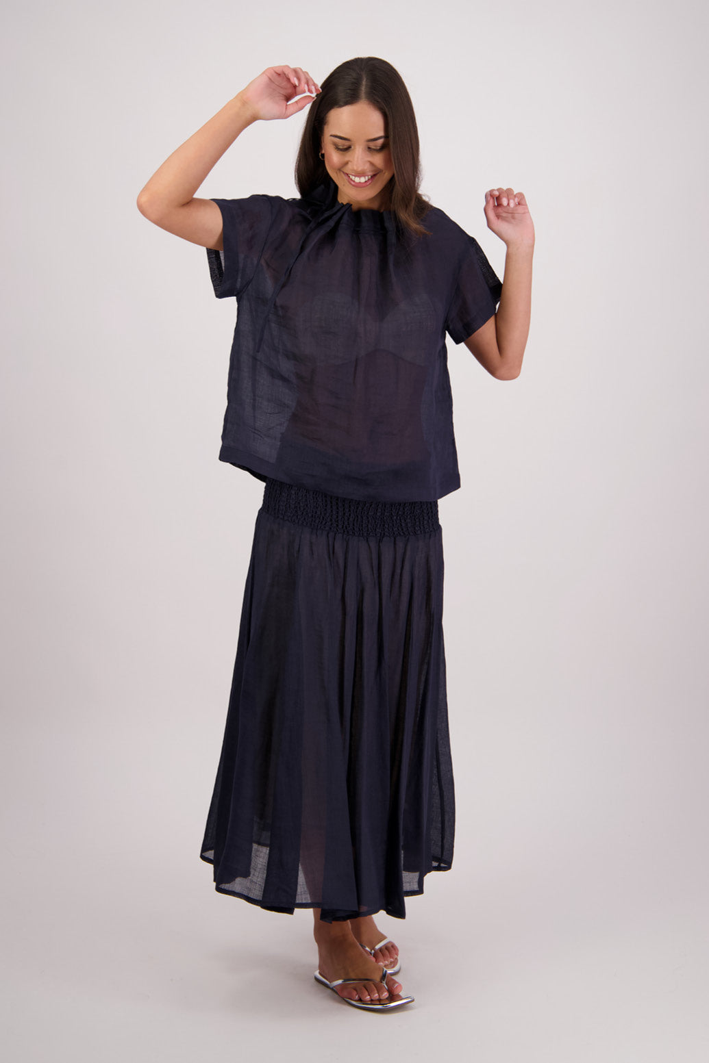 Taffy Ink Ramie Top